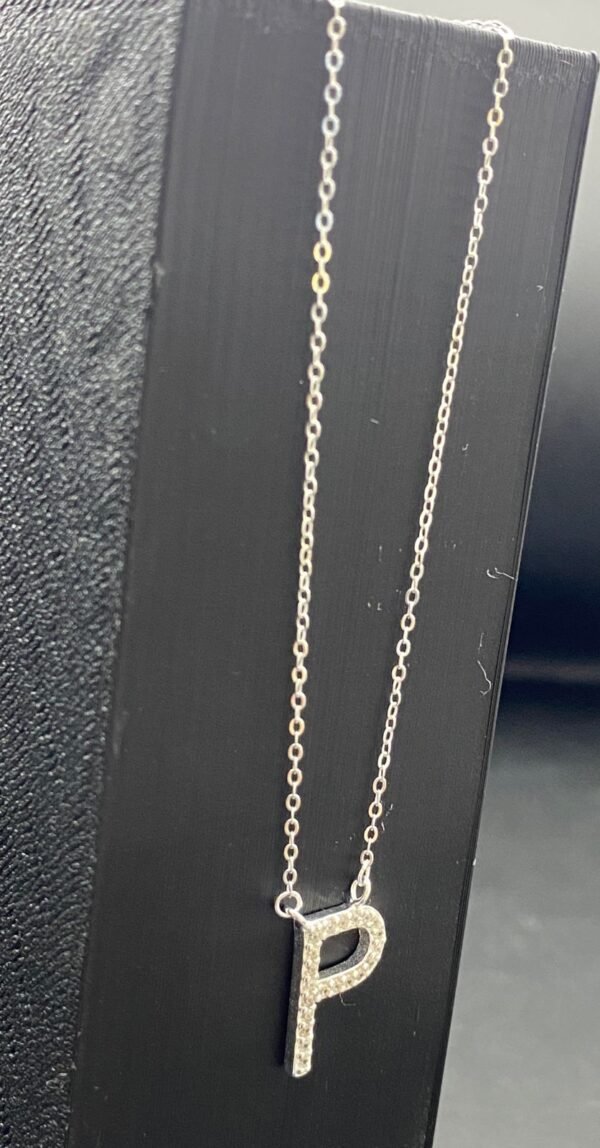 Cadena de letras en plata - Image 5