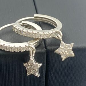 Argollas de plata para niñas