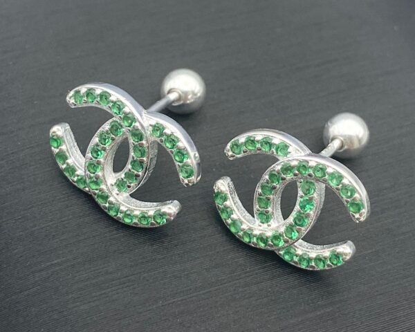 Aretes de rosca plata