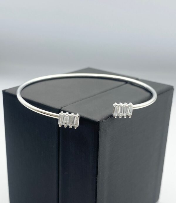 Brazalete Rígido de plata - Image 2