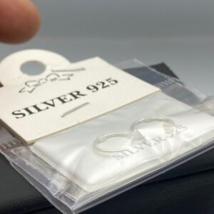 Argollas de nariz plata