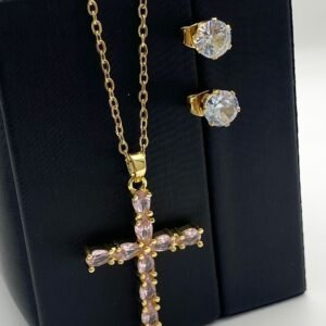 Cadena y arete de acero