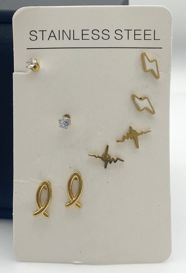 Aretes de 4 acero - Image 3