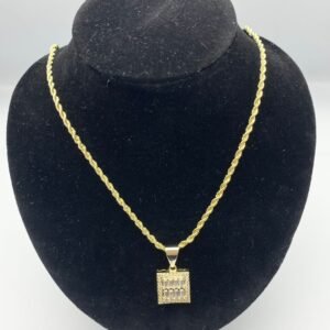 Cadena gorfil baño 14k