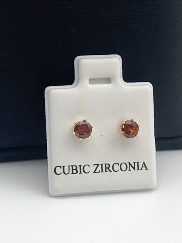 Aretes zirconias medianos - Image 3