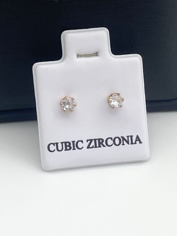 Aretes zirconias pequeños - Image 4