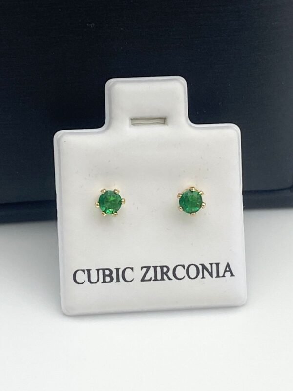 Aretes zirconias pequeños - Image 5