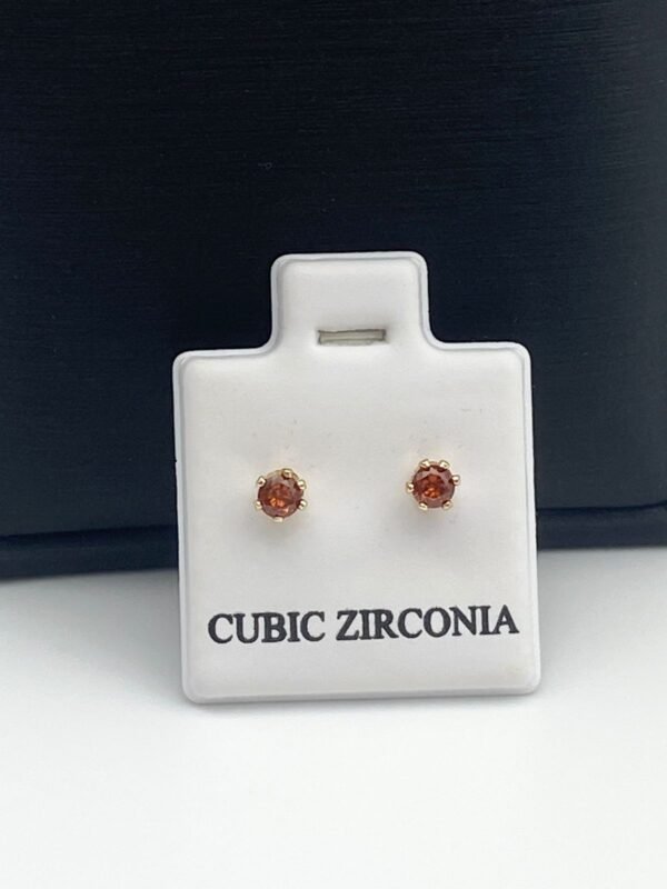 Aretes zirconias pequeños - Image 6